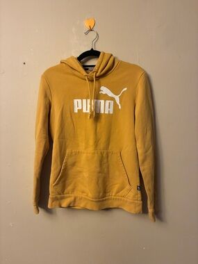 Puma Yellow Mustard Logo Hoodie